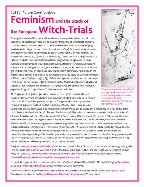 The Economics of Witch Trials: How Accusations Benefited Certain Parties